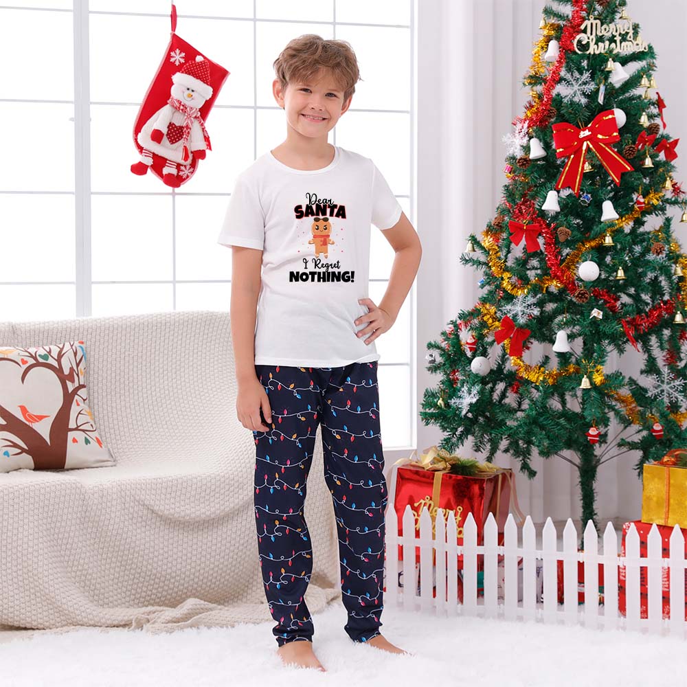 Short Customizable Gingerbread Cookie Family Matching Christmas Pjs Short Customizable Gingerbread Cookie Family Matching Christmas Pjs