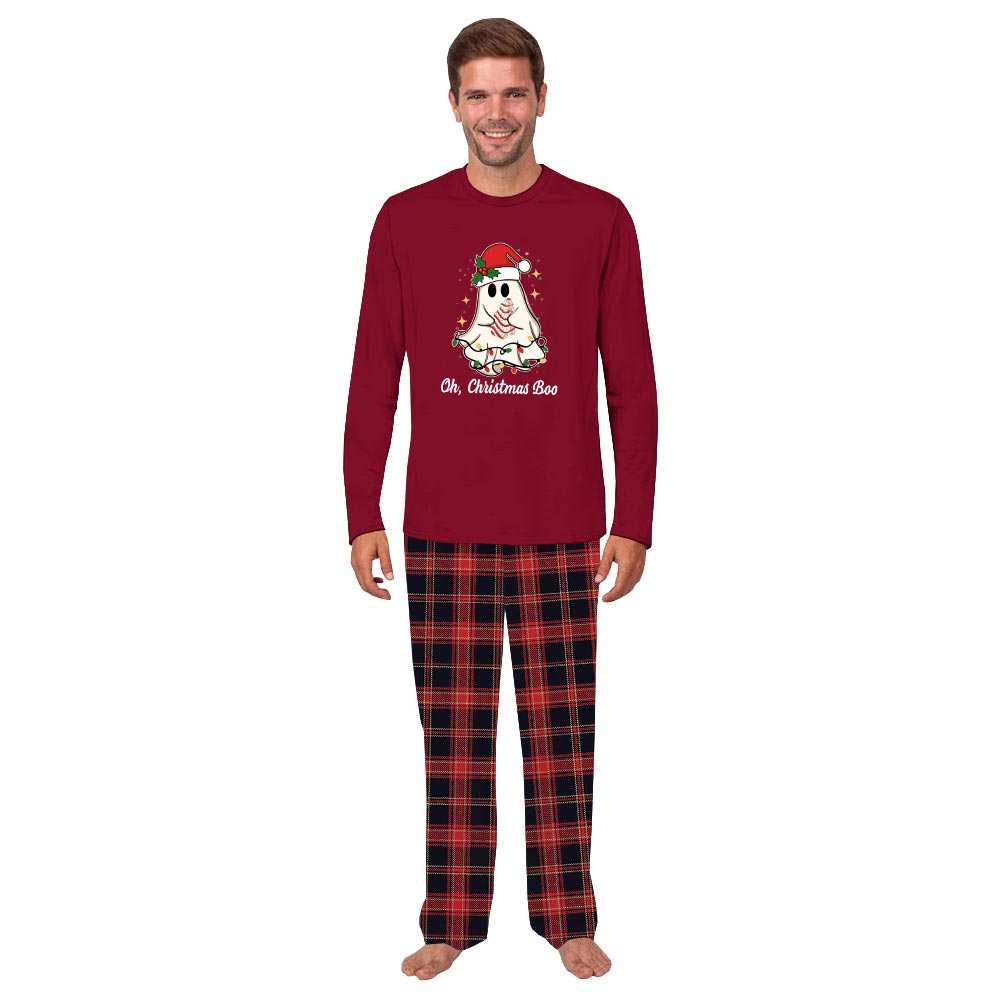 Festive Boo Dog And Owner Matching Christmas Pajamas Festive Boo Dog And Owner Matching Christmas Pajamas