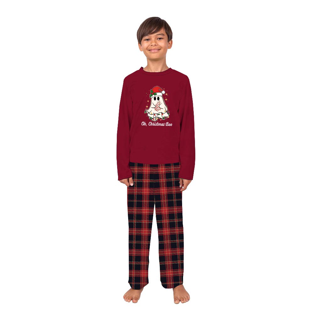 Festive Boo Dog And Owner Matching Christmas Pajamas Festive Boo Dog And Owner Matching Christmas Pajamas