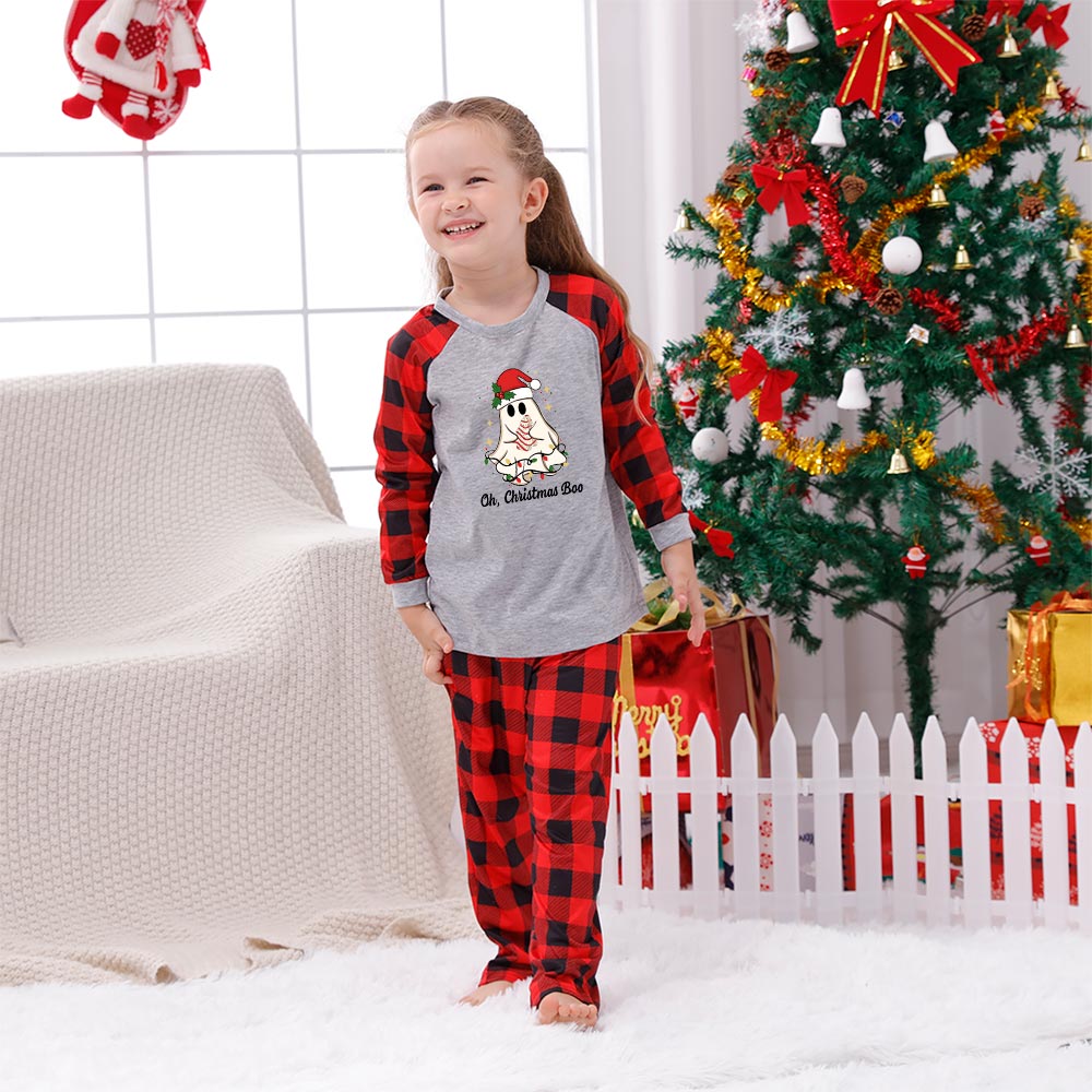 Family Xmas Pajamas Sets Saying Oh Christmas Boo Family Xmas Pajamas Sets Saying Oh Christmas Boo