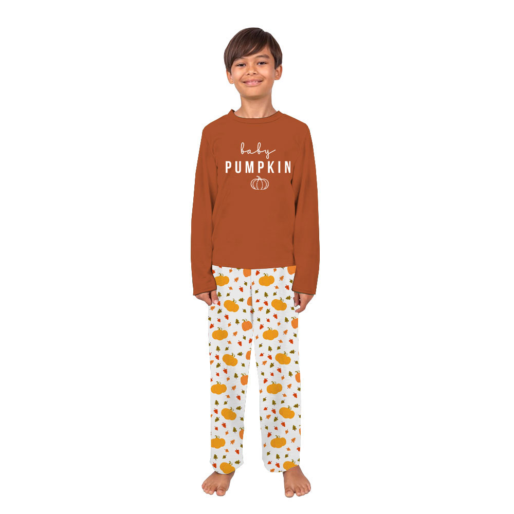 Personalized Pumpkin Matching Fall PJs For Family Personalized Pumpkin Matching Fall PJs For Family