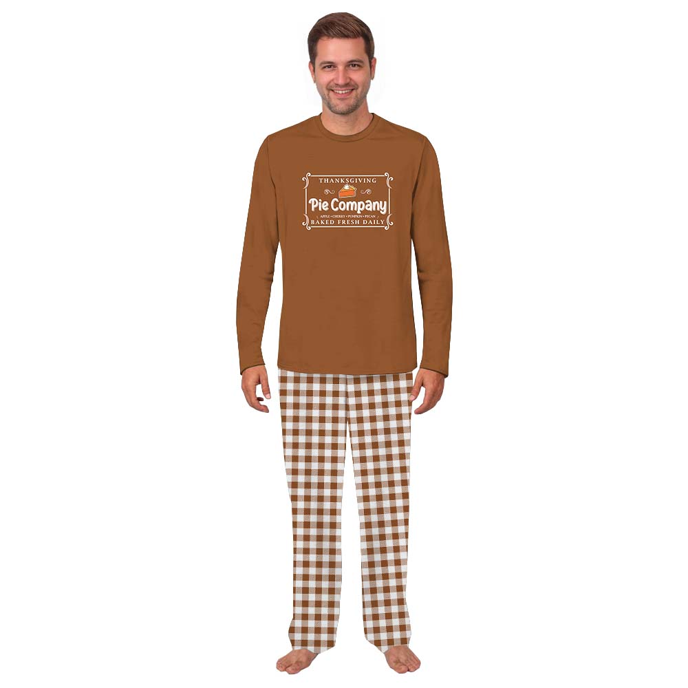 Matching Fall Pajamas Including Plus Size Brown Plaid Matching Fall Pajamas Including Plus Size Brown Plaid