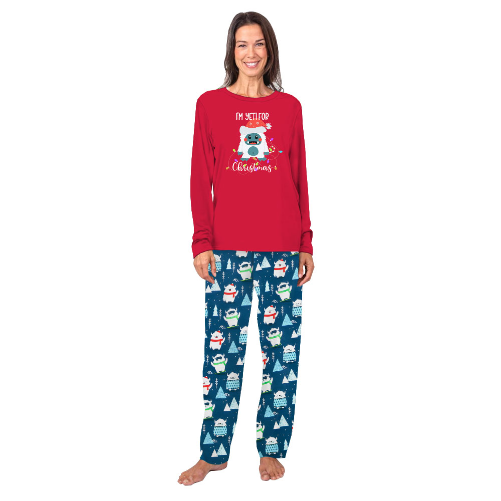 Cute Yeti Matching Family Pajamas For Christmas Cute Yeti Matching Family Pajamas For Christmas