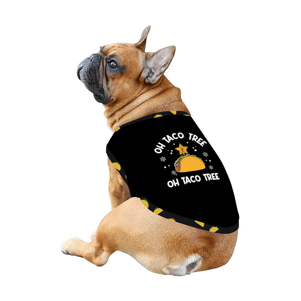 Matching Taco Christmas Pajamas Sets Black