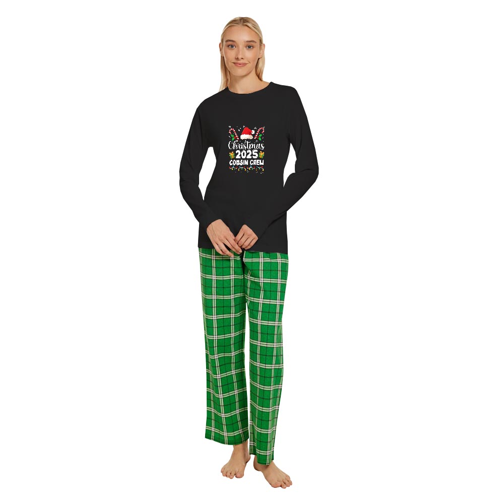 Christmas 2025 Cousin Crew Family Pajamas Matching Cotton Christmas 2025 Cousin Crew Family Pajamas Matching Cotton