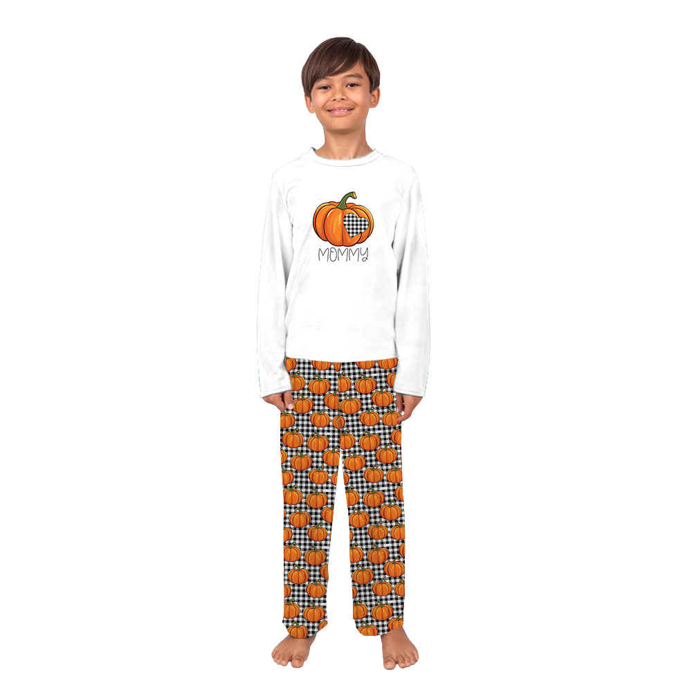 Matching Family Fall Pumpkin Pajamas Personalized Name Matching Family Fall Pumpkin Pajamas Personalized Name