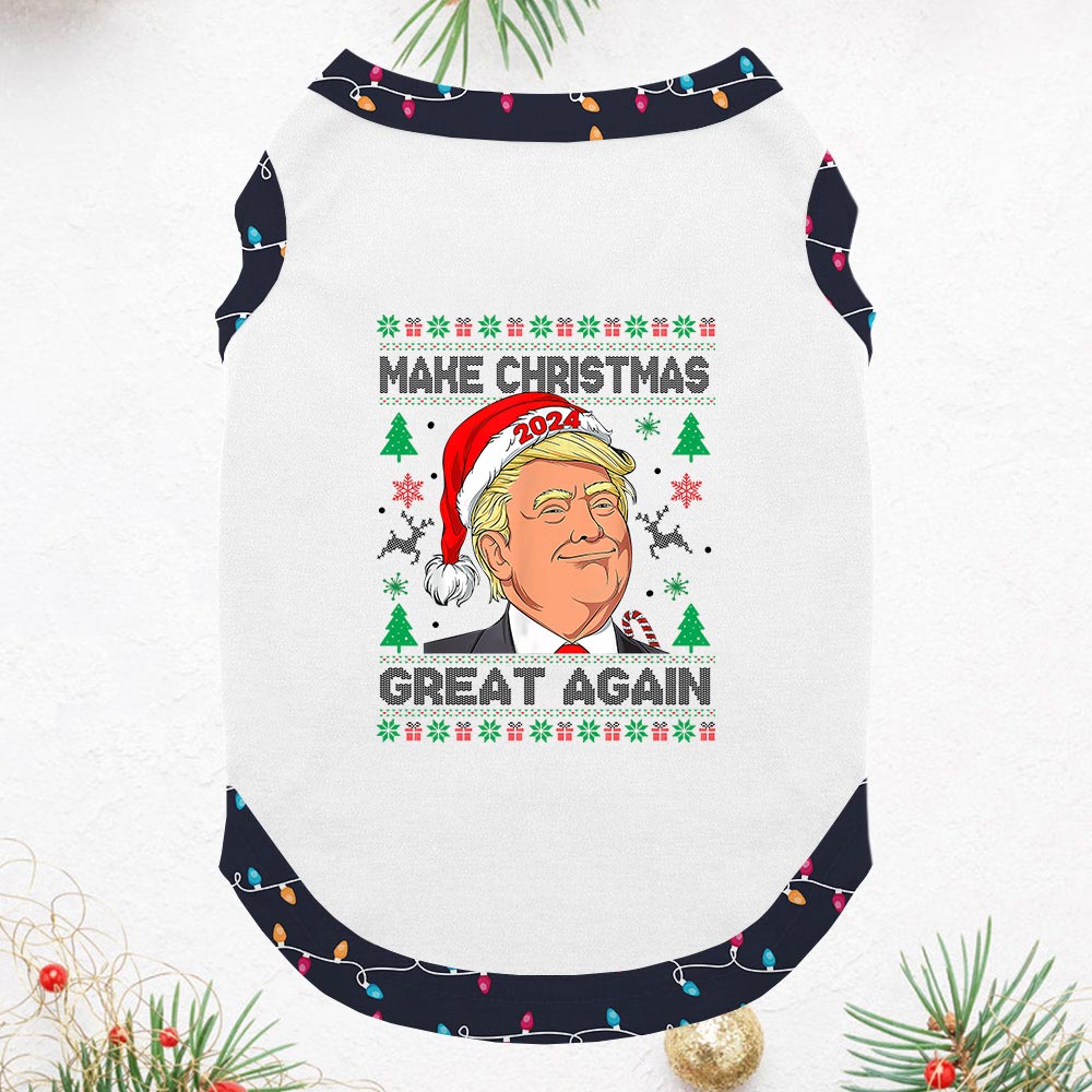 Funny Donald Trump Short Sleeves Matching Holiday Pajamas Funny Donald Trump Short Sleeves Matching Holiday Pajamas