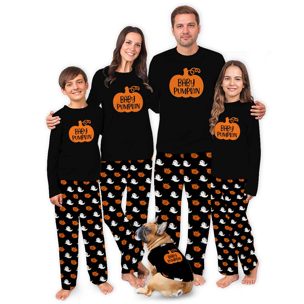 Personalized Pumpkin Halloween PJs For Family Personalized Pumpkin Halloween PJs For Family