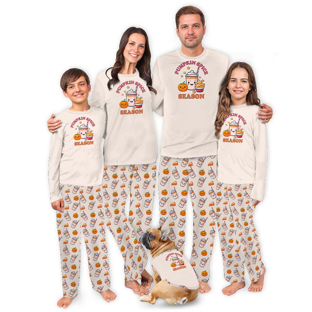 Unique Pumpkin Spice Latte Pjs Sets Tops And Pants