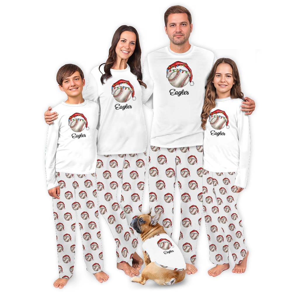 Unique Baseball Christmas Pjs Sets Personalized Name Unique Baseball Christmas Pjs Sets Personalized Name