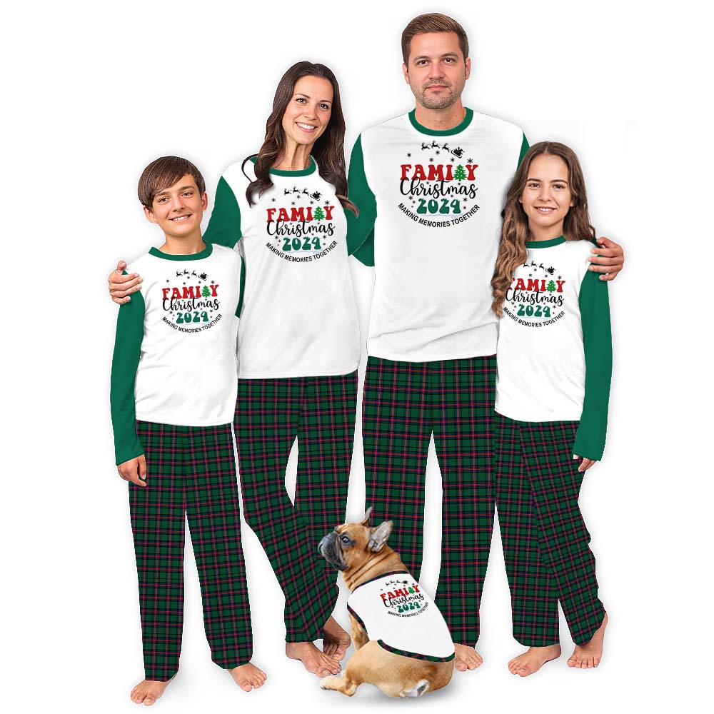 2024 Plus Size Family Xmas PJs Making Memories Together 2024 Plus Size Family Xmas PJs Making Memories Together