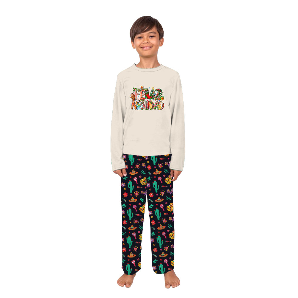 Feliz Navidad Mexican Christmas PJs Matching Family Feliz Navidad Mexican Christmas PJs Matching Family