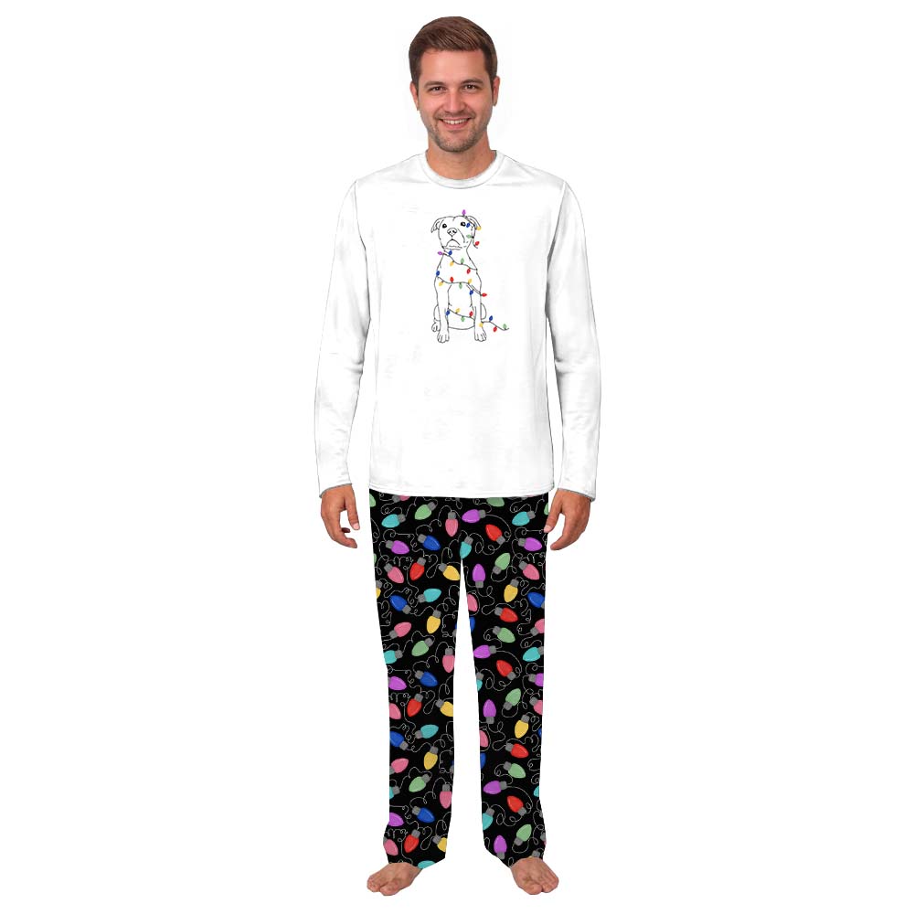 Fun Christmas Light Bulb Family Pajamas Tops And Bottoms Fun Christmas Light Bulb Family Pajamas Tops And Bottoms
