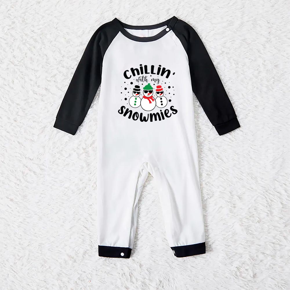 Chillin Snowmies Plus Size Christmas Family Pajamas Chillin Snowmies Plus Size Christmas Family Pajamas