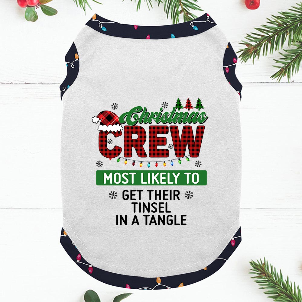 Short Personalized Christmas Crew Most Likely To Family Pajamas Short Personalized Christmas Crew Most Likely To Family Pajamas