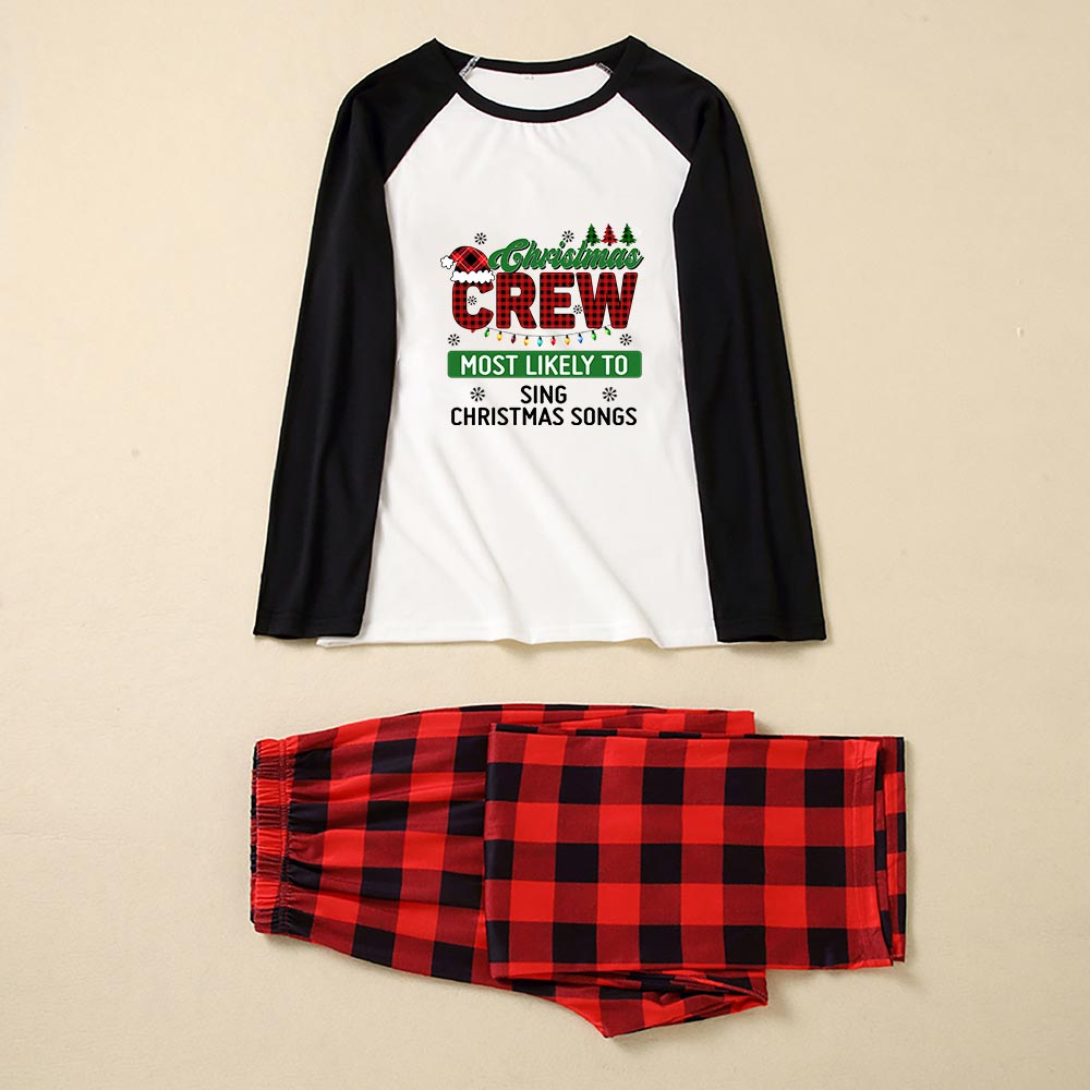 Personalized Christmas Crew Most Likely To Family Matching Pajamas