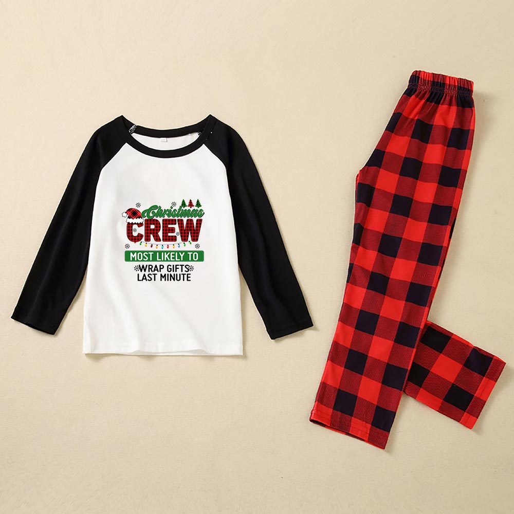 Personalized Christmas Crew Most Likely To Family Matching Pajamas