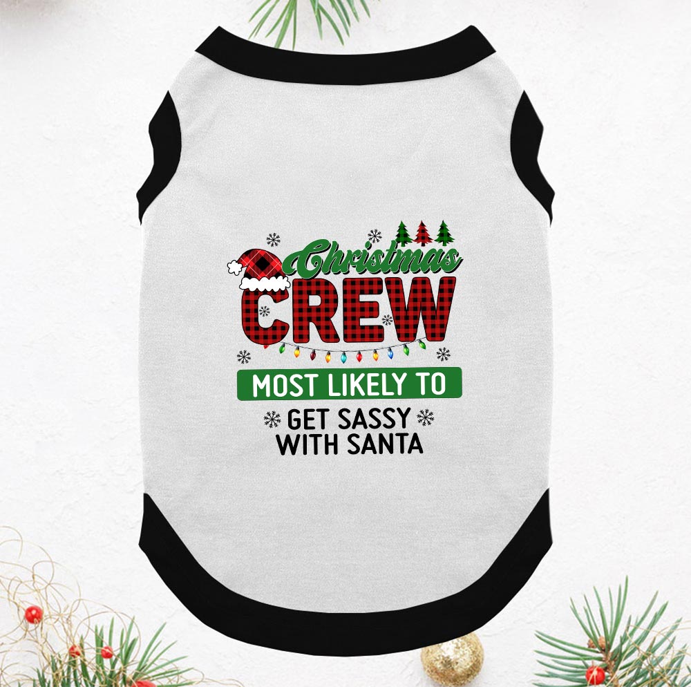 Personalized Christmas Crew Most Likely To Family Matching Pajamas