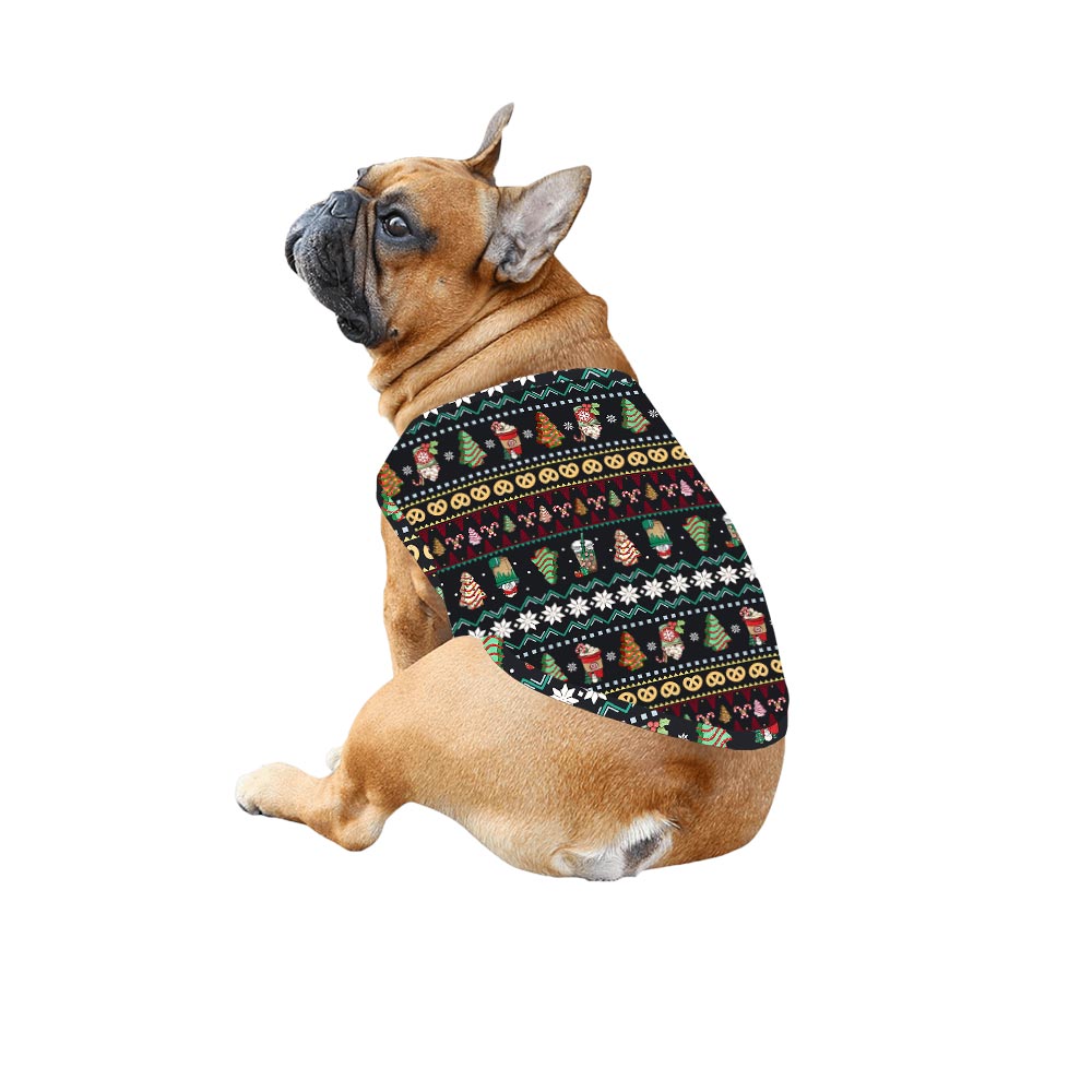 Cute Food And Beverage Christmas Family Matching Onesies With Dog