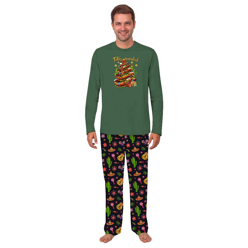 Festive Feliz Navidad Mexican Christmas PJs For Family Festive Feliz Navidad Mexican Christmas PJs For Family