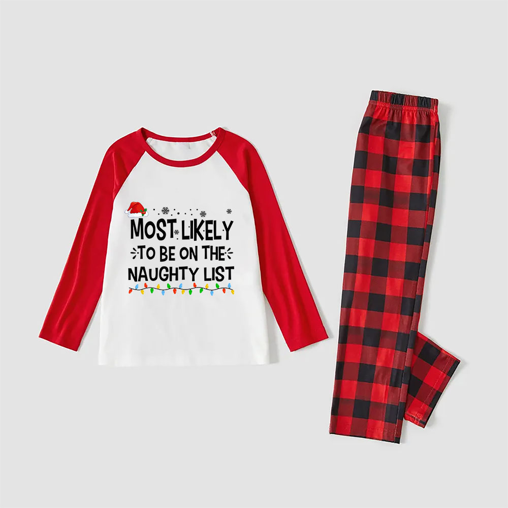 Personalized Sayings Most Likely To Matching Family Pajama Sets Personalized Sayings Most Likely To Matching Family Pajama Sets