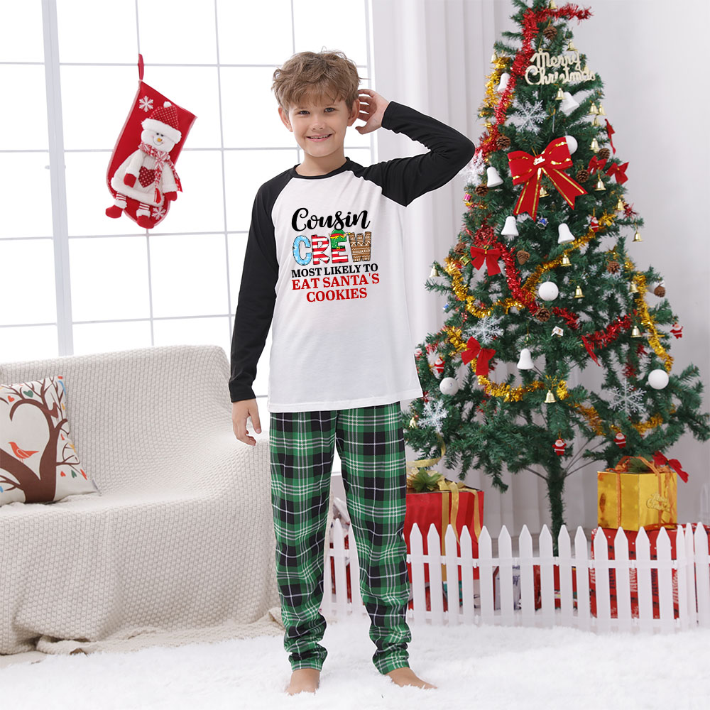 Funny Cousin Crew Matching Family Xmas Pajamas Funny Cousin Crew Matching Family Xmas Pajamas
