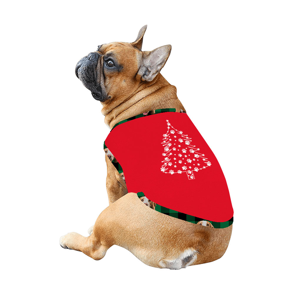 Red And Green Christmas Pajamas Customized With Face