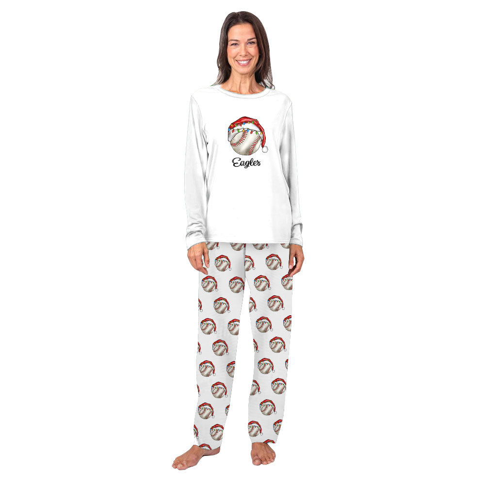 Unique Baseball Christmas Pjs Sets Personalized Name Unique Baseball Christmas Pjs Sets Personalized Name