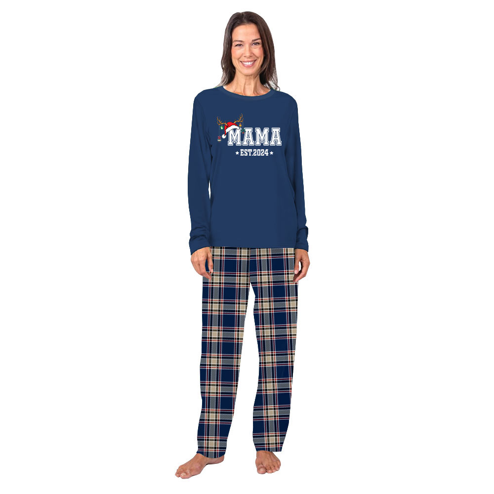 Personalized Name Family Xmas Pajamas Sets 2024