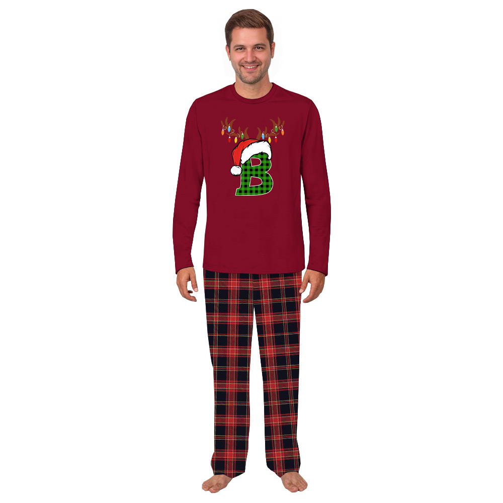 Personalized Family Name With Hat Matching Pajamas For Christmas Personalized Family Name With Hat Matching Pajamas For Christmas