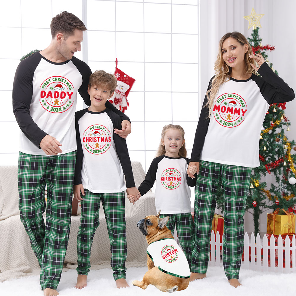 Our First Christmas Matching Family Pajama Sets 2024 Our First Christmas Matching Family Pajama Sets 2024