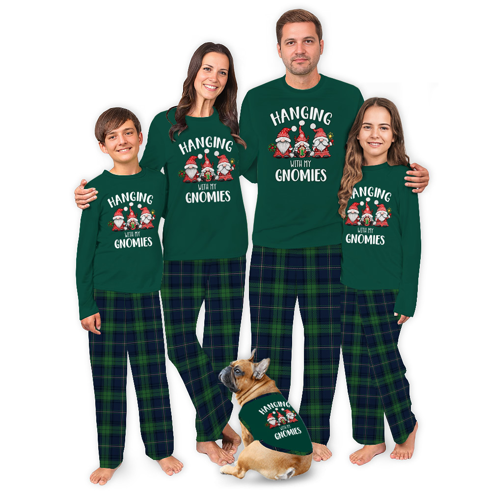 Hanging With My Gnomies Family Pajama Sets With Plus Size Hanging With My Gnomies Family Pajama Sets With Plus Size