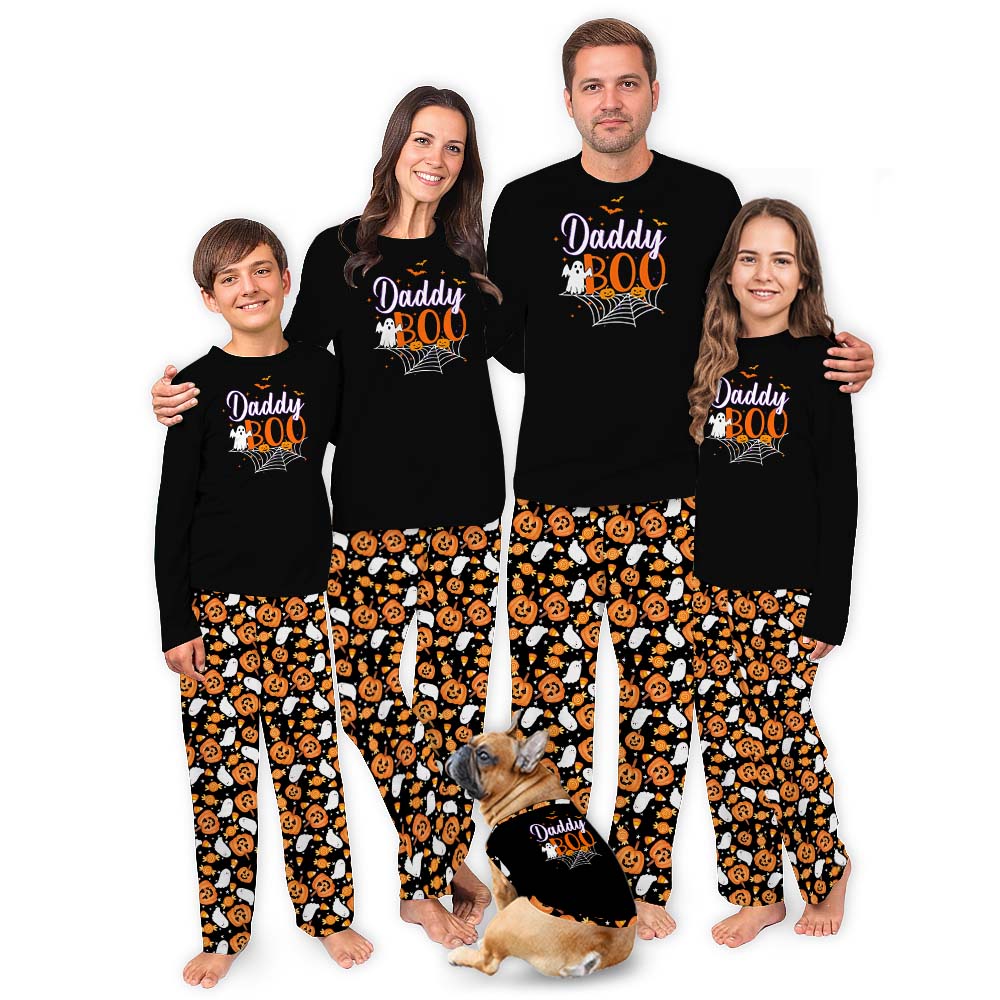 Personalized Matching Family Halloween PJs With Name Personalized Matching Family Halloween PJs With Name
