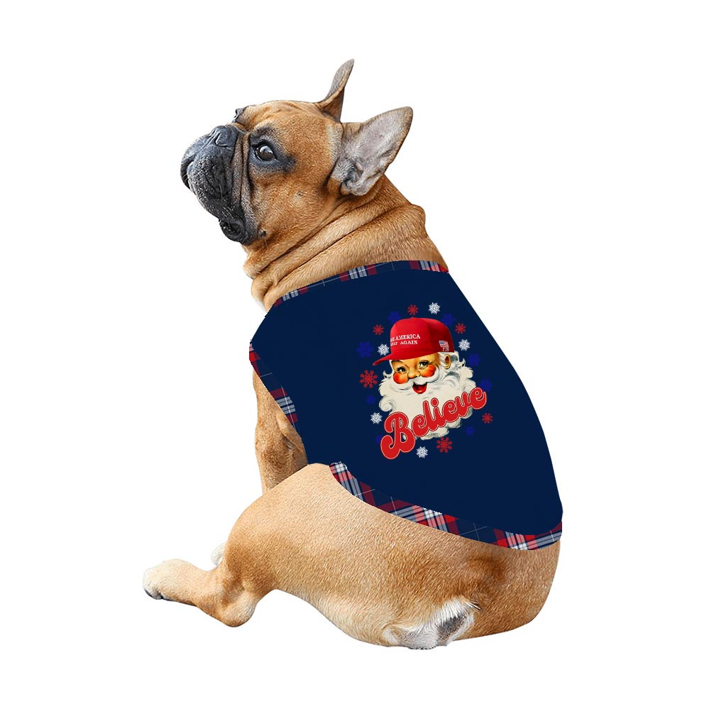 Christmas Santa Trump Family Matching Pajamas With Dog Christmas Santa Trump Family Matching Pajamas With Dog