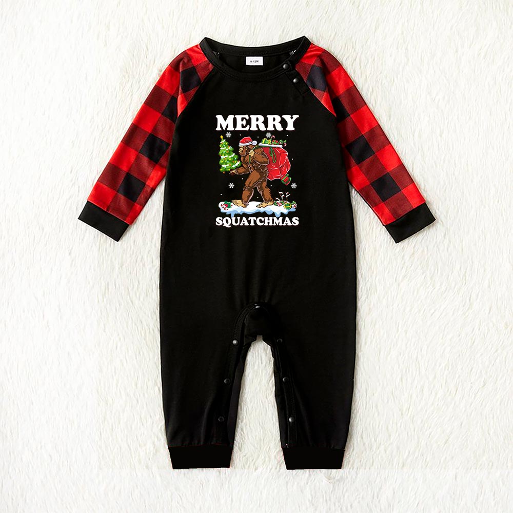 Bigfoot Merry Squatchmas Matching Family Pajamas For Christmas Bigfoot Merry Squatchmas Matching Family Pajamas For Christmas