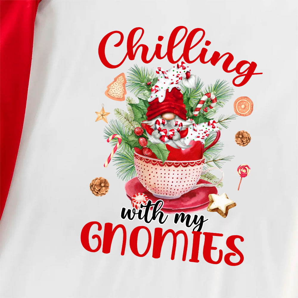 Festive Gnome Hot Cocoa Holiday Matching Pajamas Family Festive Gnome Hot Cocoa Holiday Matching Pajamas Family