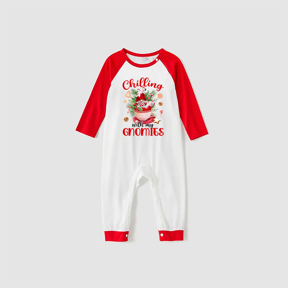 Festive Gnome Hot Cocoa Holiday Matching Pajamas Family Festive Gnome Hot Cocoa Holiday Matching Pajamas Family