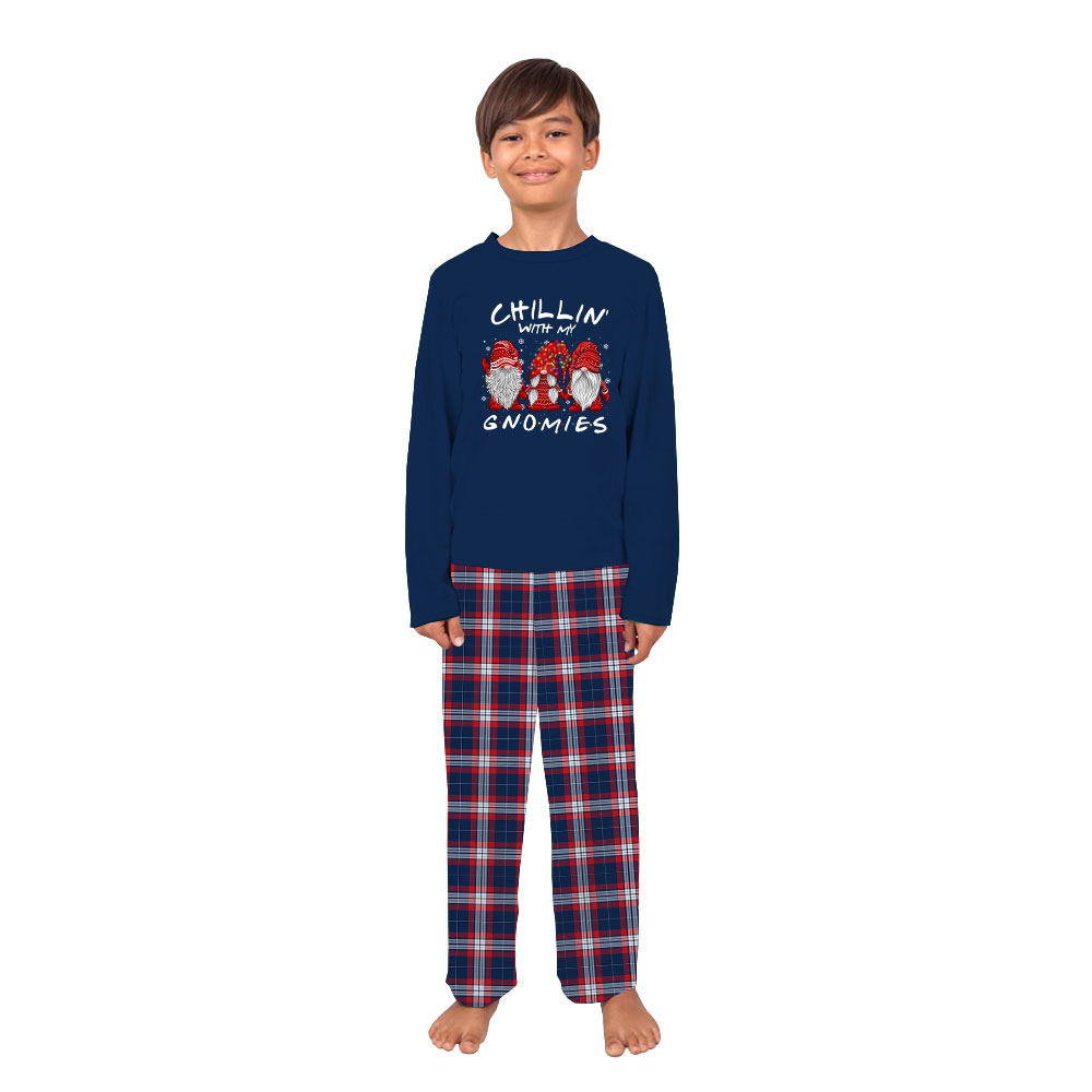 Gnome Family Holiday Pajama Sets Chillin' With My Gnomies Gnome Family Holiday Pajama Sets Chillin' With My Gnomies