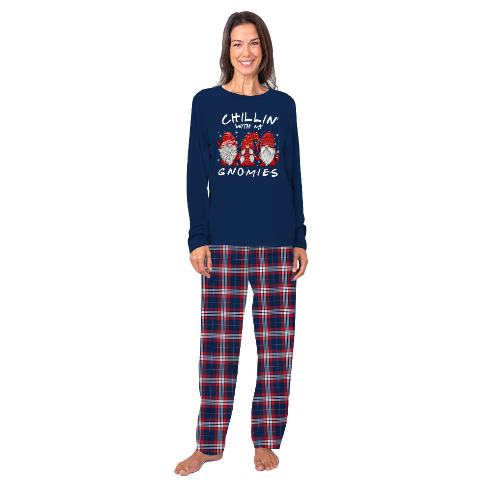 Gnome Family Holiday Pajama Sets Chillin' With My Gnomies Gnome Family Holiday Pajama Sets Chillin' With My Gnomies
