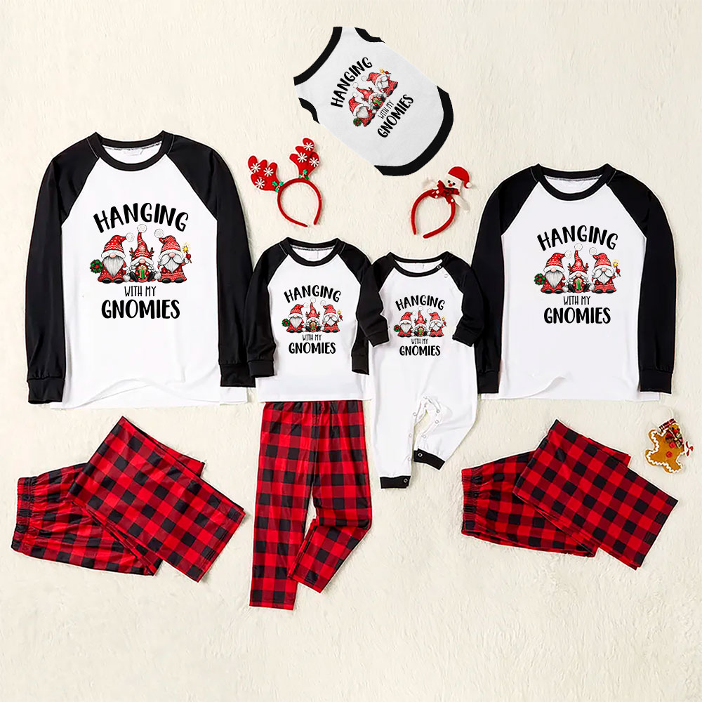 Matching Family Sets Pajamas For Christmas Hanging With My Gnomies Matching Family Sets Pajamas For Christmas Hanging With My Gnomies