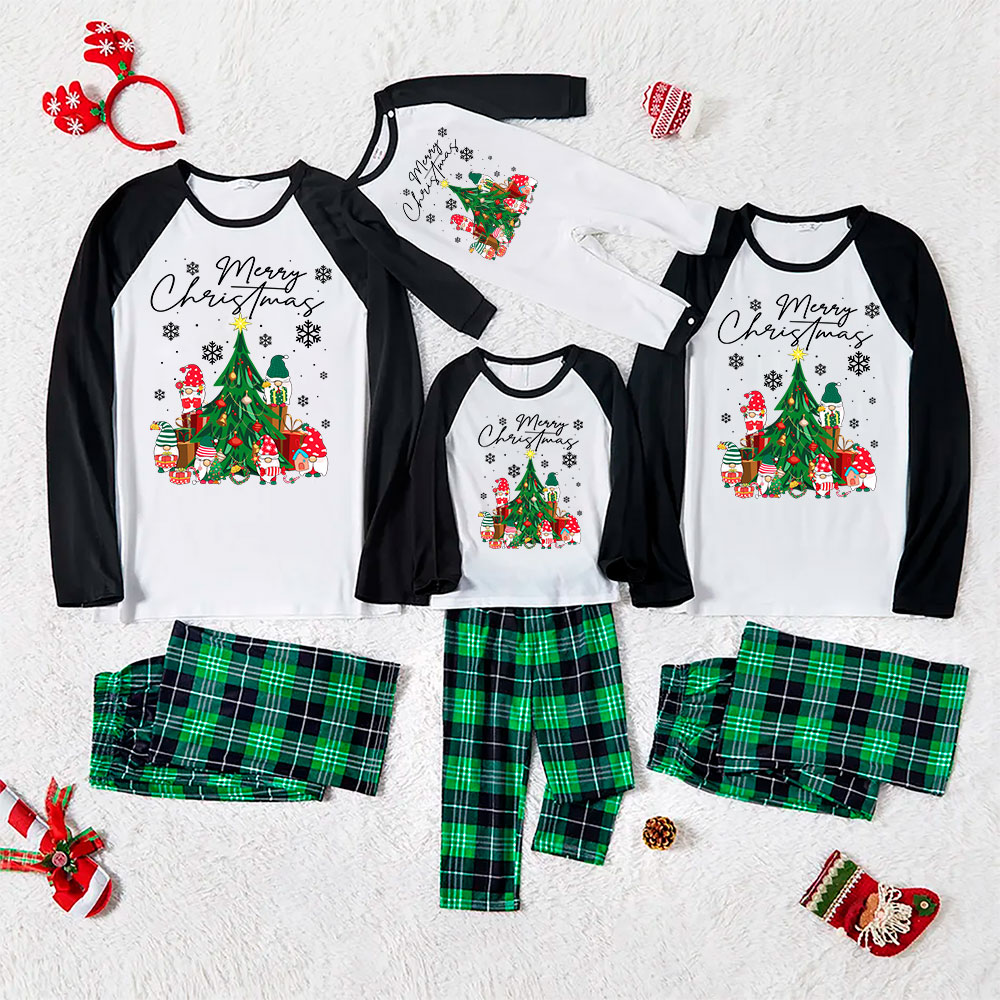 Merry Xmas Gnome Christmas Pj Sets For Whole Family Merry Xmas Gnome Christmas Pj Sets For Whole Family