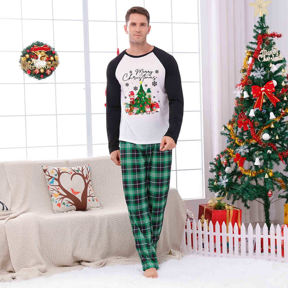 Merry Xmas Gnome Christmas Pj Sets For Whole Family Merry Xmas Gnome Christmas Pj Sets For Whole Family