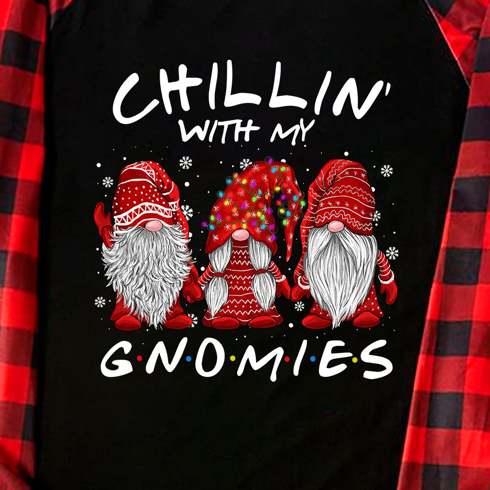 Festive Chillin' With My Gnomies Family Xmas PJs Festive Chillin' With My Gnomies Family Xmas PJs