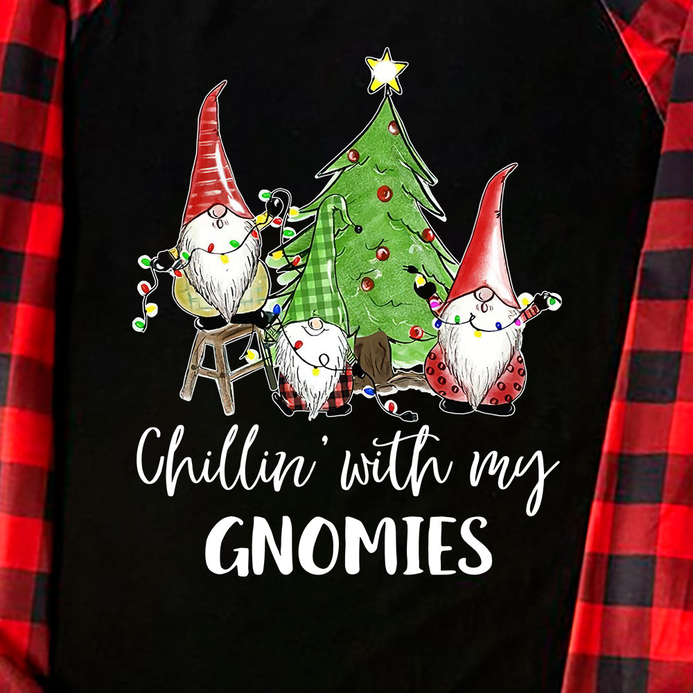 Chilling Gnome Matching Holiday Pajamas With Dog Chilling Gnome Matching Holiday Pajamas With Dog