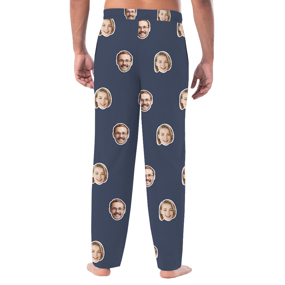 Custom Face Matching Family Pajama Bottoms Custom Face Matching Family Pajama Bottoms