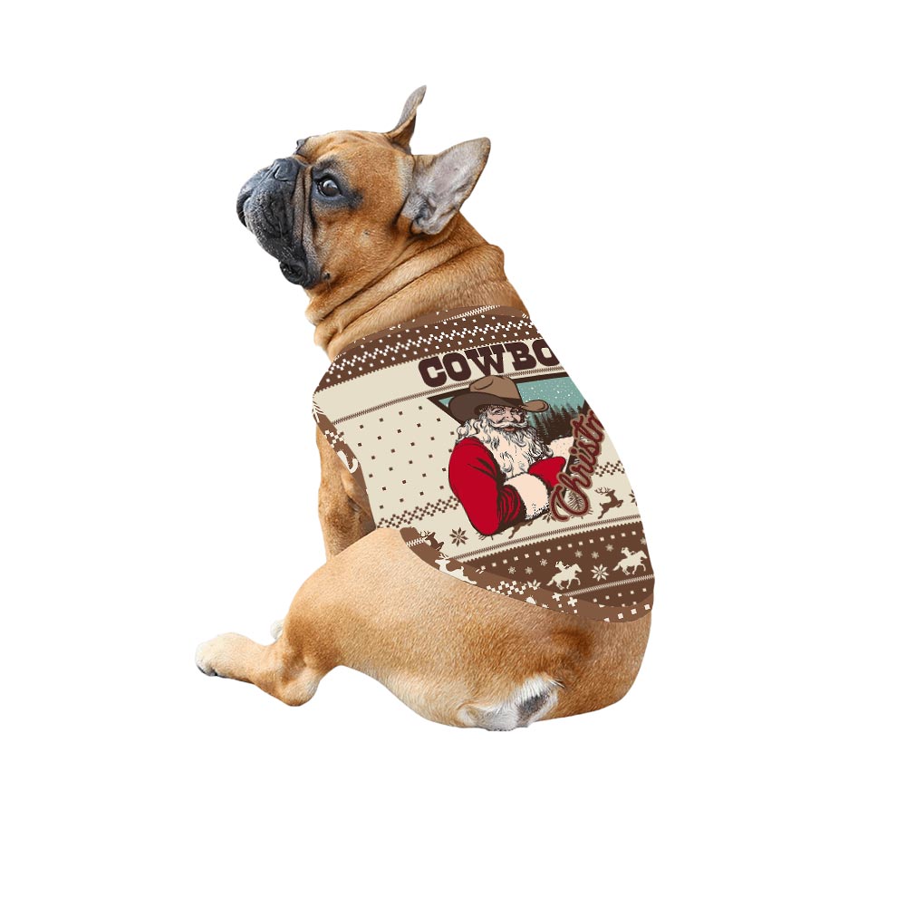 Santa Cowboy Matching Family Pajamas For Christmas Santa Cowboy Matching Family Pajamas For Christmas