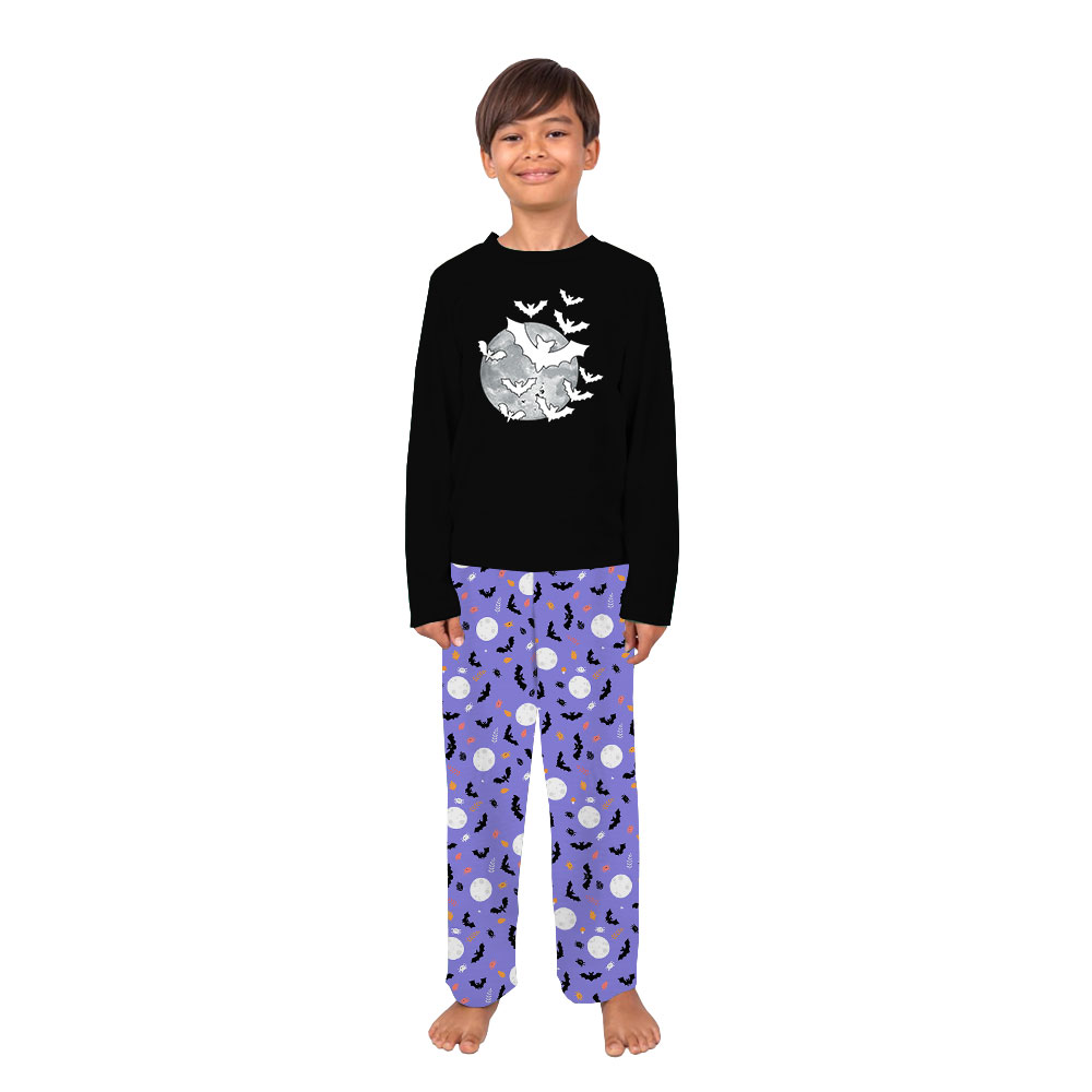 Bat Halloween Pajamas For Family Including Plus Size Bat Halloween Pajamas For Family Including Plus Size