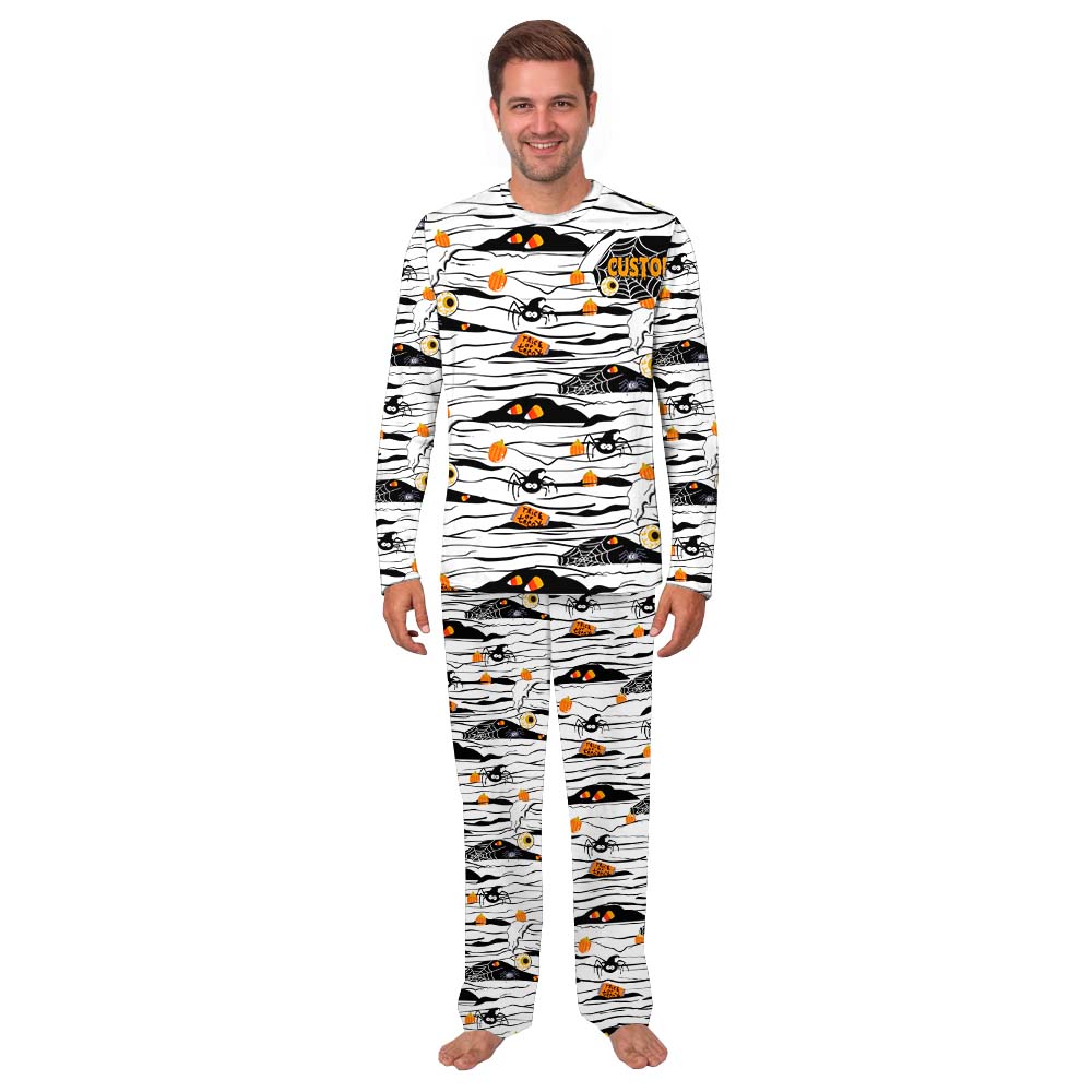 Funny Matching Halloween Pajamas Familly Custom Name Funny Matching Halloween Pajamas Familly Custom Name