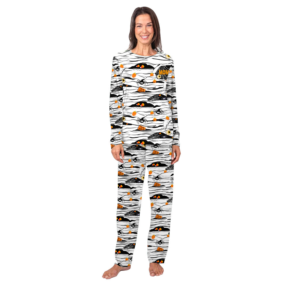 Funny Matching Halloween Pajamas Familly Custom Name Funny Matching Halloween Pajamas Familly Custom Name