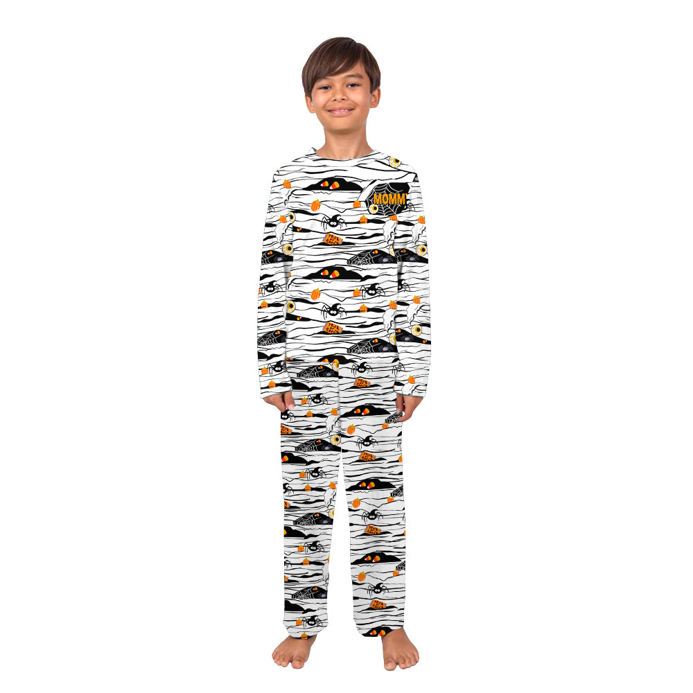 Funny Matching Halloween Pajamas Familly Custom Name Funny Matching Halloween Pajamas Familly Custom Name
